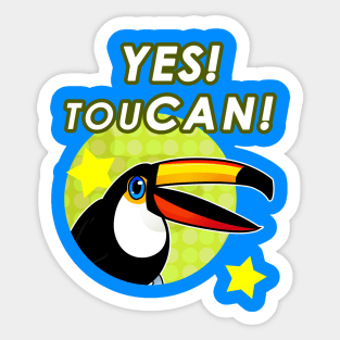 Yes TouCAN Sticker